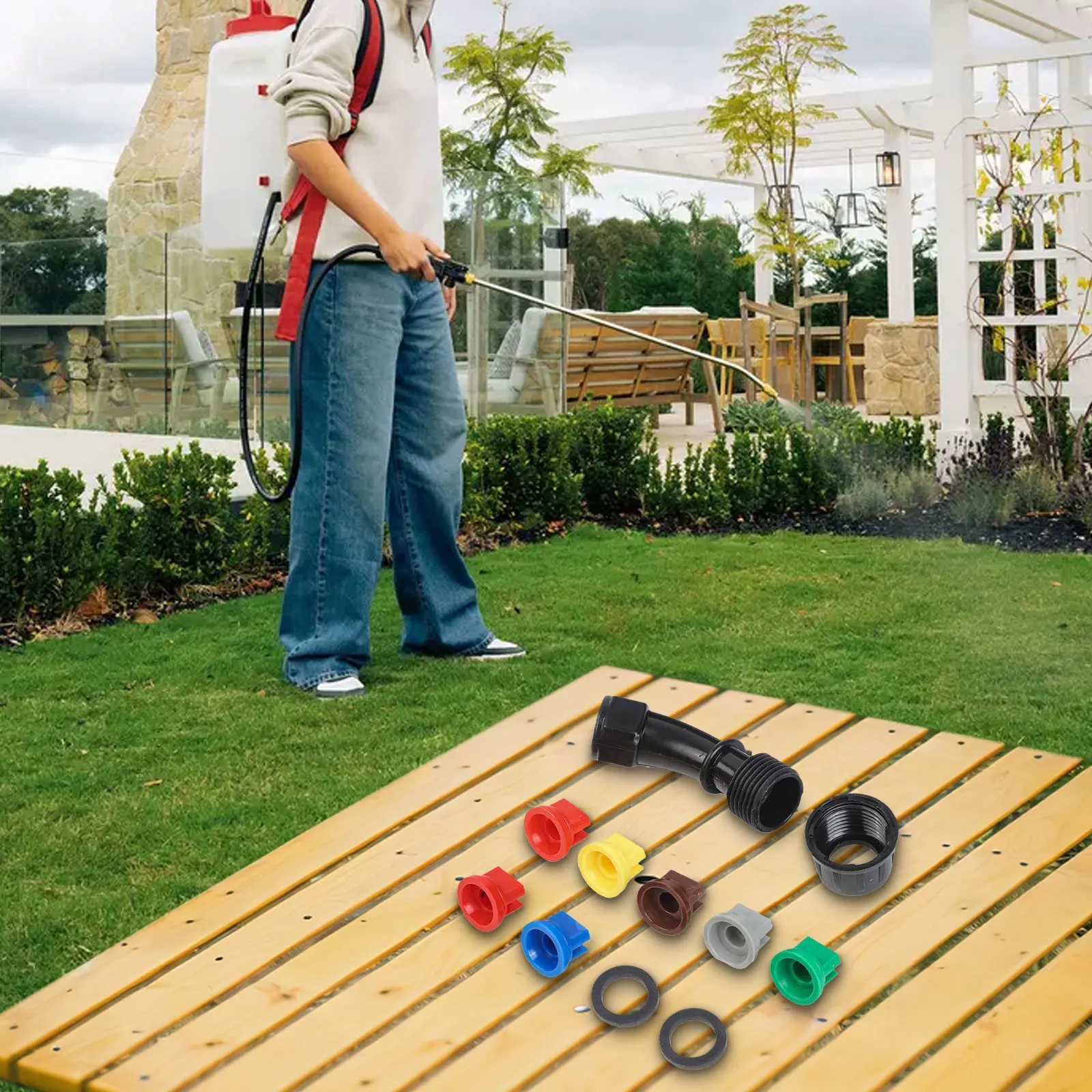 Crop Sprayer Backpack - Ugello a ventaglio grandangolare da 110